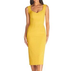 Dress The Population Elle Dress Marigold Sz XS NWT